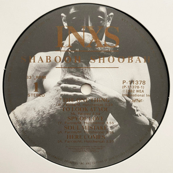 INXS - Shabooh Shoobah (Vinyl, LP, Album, Stereo)