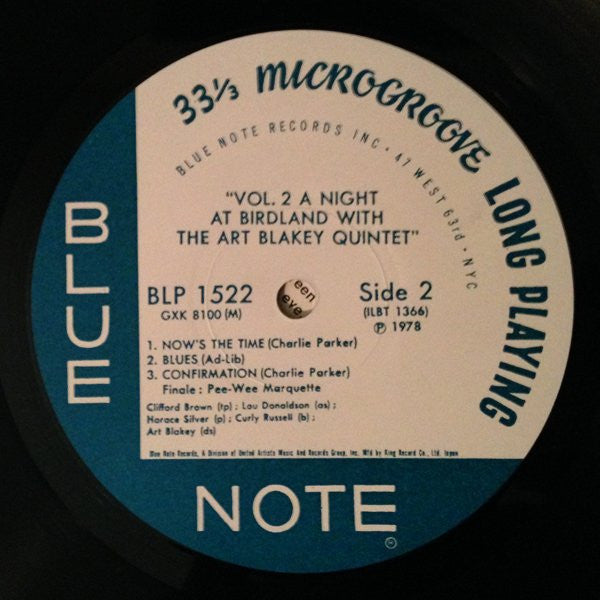 Art Blakey Quintet - A Night At Birdland, Volume 2 (Vinyl, LP, Comp...