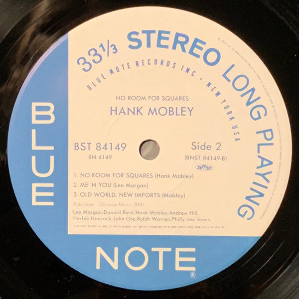 Hank Mobley - No Room For Squares (Vinyl, LP, Album, Stereo, Reissue, Limited Edition) Near Mint (NM or M-) / Near Mint (NM or M-)