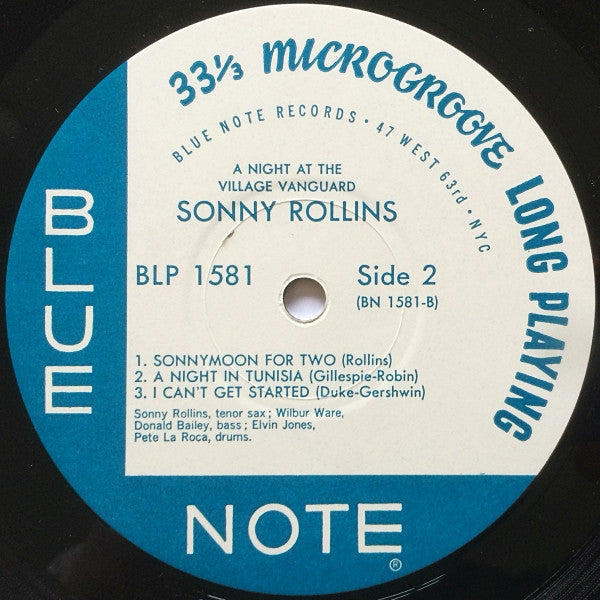 Sonny Rollins - A Night At The "Village Vanguard" (Vinyl, LP, Album...