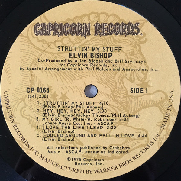 Elvin Bishop - Struttin' My Stuff (Vinyl, LP, Album) Very Good Plus (VG+) / Very Good Plus (VG+)