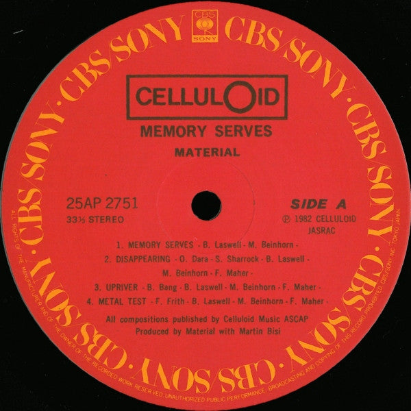 Material - Memory Serves (Vinyl, LP, Album)