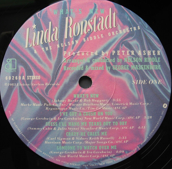 Linda Ronstadt - What's New (Vinyl, LP, Album, Stereo)