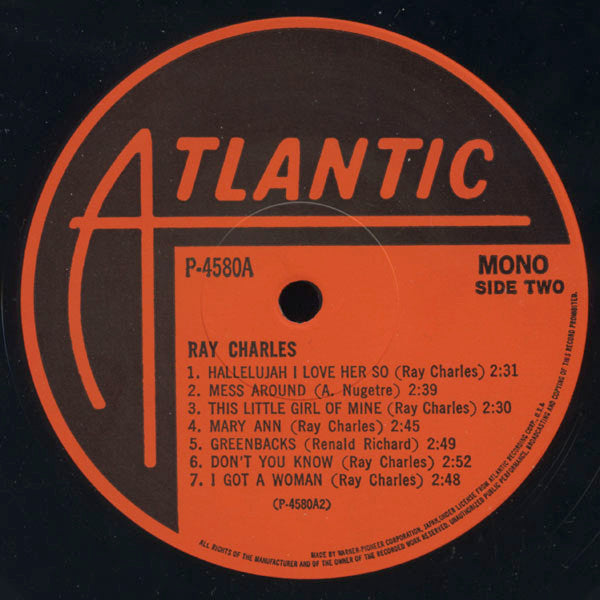 Ray Charles - Ray Charles (Vinyl, LP, Compilation, Reissue, Mono)