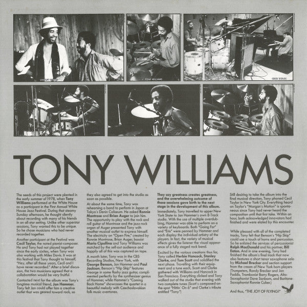 Anthony Williams - The Joy Of Flying (Vinyl, LP, Album) Very Good Plus (VG+) / Very Good Plus (VG+)