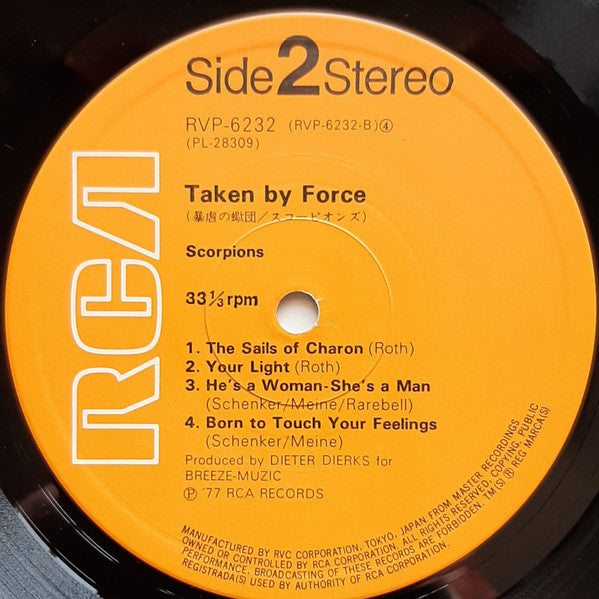 Scorpions - Taken By Force (Vinyl, LP, Album, Stereo)