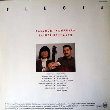 Yasunori Kawahara - Elegia (Vinyl, LP, Album) Very Good (VG) / Very Good Plus (VG+)