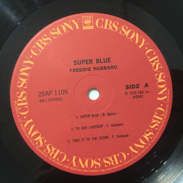Freddie Hubbard - Super Blue (Vinyl, LP, Album) Very Good Plus (VG+) / Very Good (VG)
