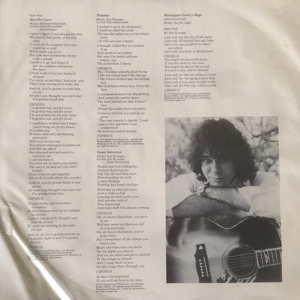 Jim Krueger - Sweet Salvation (Vinyl, LP, Album) Good Plus (G+) / Very Good (VG)