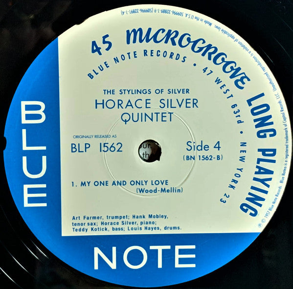 The Horace Silver Quintet - The Stylings Of Silver (2xVinyl, LP, 45 RPM, Album, Limited Edition, Numbered, Reissue, Mono) Very Good Plus (VG+) / Near Mint (NM or M-)