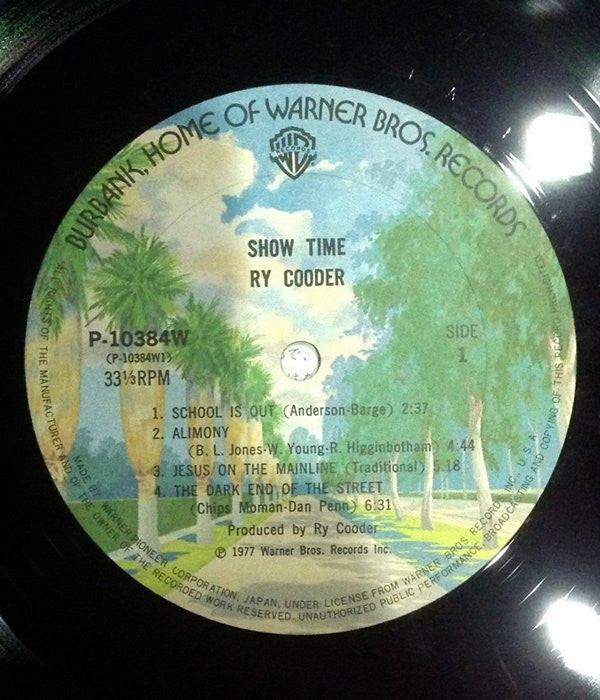 Ry Cooder - Show Time (Vinyl, LP, Album)