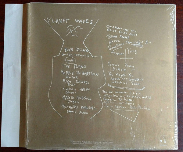 Bob Dylan - Planet Waves (Vinyl, LP, Album, Stereo) Very Good Plus (VG+) / Very Good (VG)