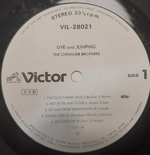 The Chevalier Brothers - Live And Jumping (Vinyl, LP, Album)