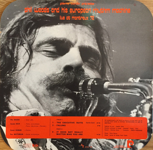 Phil Woods And His European Rhythm Machine - Live At Montreux 72 (Vinyl, LP, Album) Near Mint (NM or M-) / Very Good Plus (VG+)