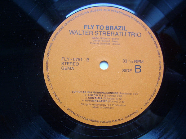 Walter Strerath Trio - Fly To Brazil (Vinyl, LP, Album) Very Good Plus (VG+) / Near Mint (NM or M-)