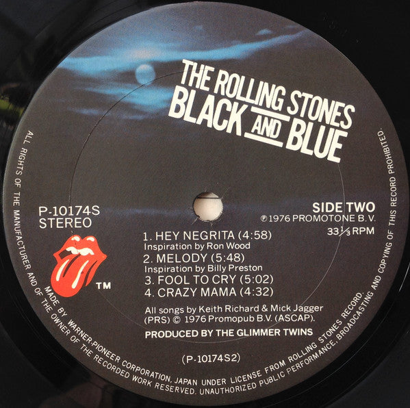The Rolling Stones - Black And Blue = ブラック・アンド・ブルー (Vinyl, LP, Album, Stereo) Very Good Plus (VG+) / Very Good Plus (VG+)