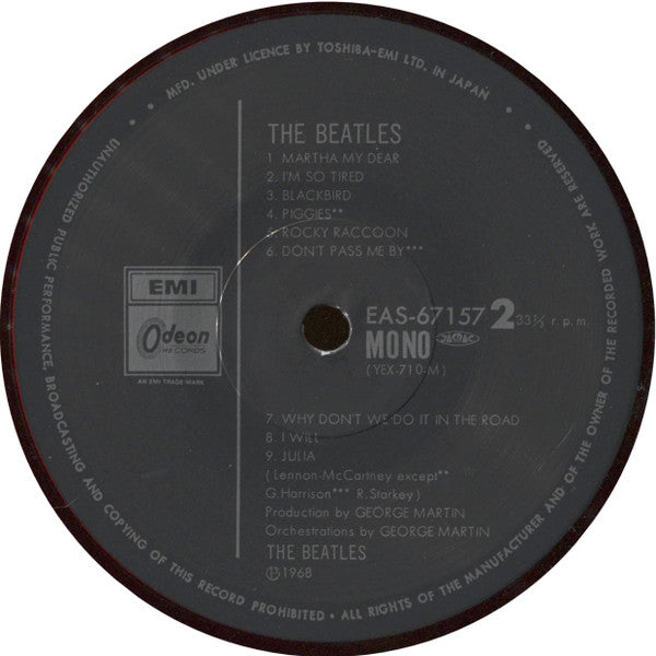 The Beatles - The Beatles (2xVinyl, LP, Album, Reissue, Mono) Very Good Plus (VG+) / Very Good Plus (VG+)
