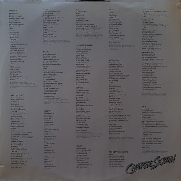 Charlie Sexton - Pictures For Pleasure (Vinyl, LP, Album)