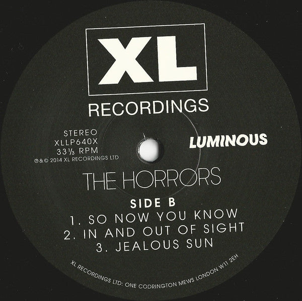 The Horrors - Luminous (2xVinyl, LP, Album, Deluxe Edition) Very Good Plus (VG+) / Very Good Plus (VG+)