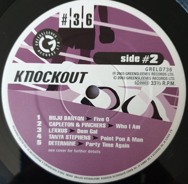 Various - Knockout (2xVinyl, LP, Compilation) Good Plus (G+) / Very Good (VG)