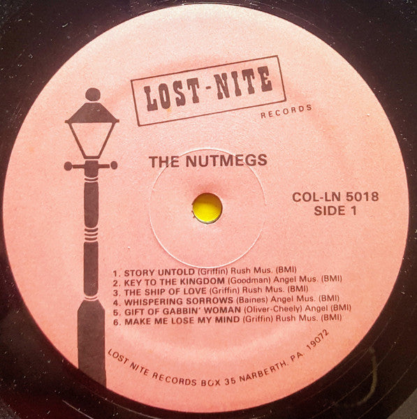 The Nutmegs - Greatest Hits Featuring Story Untold and Ship Of Love (Vinyl, LP, Compilation) Very Good Plus (VG+) / Very Good (VG)