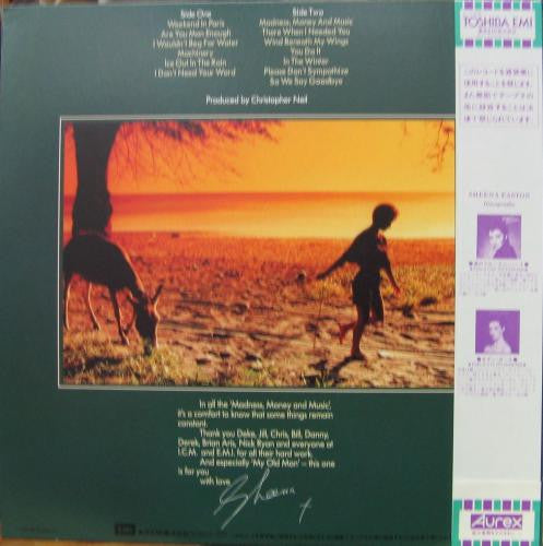 Sheena Easton - Madness, Money And Music (Vinyl, LP, Album, Stereo)