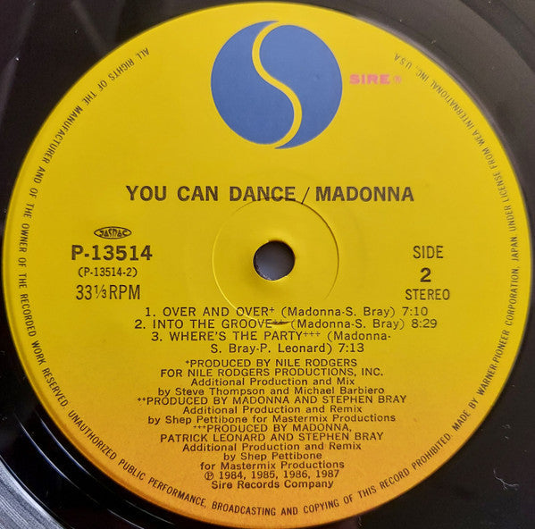 Madonna - You Can Dance (Vinyl, LP, Compilation)