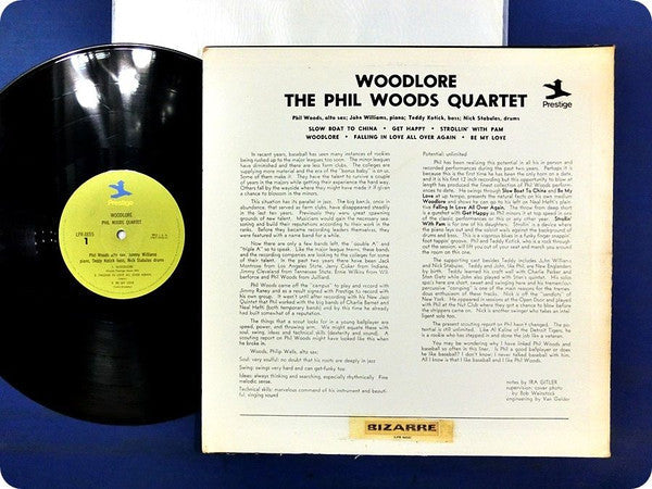 The Phil Woods Quartet - Woodlore (Vinyl, LP, Album, Reissue)