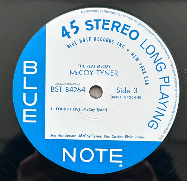 McCoy Tyner - The Real McCoy (2xVinyl, LP, 45 RPM, Album, Limited Edition, Reissue, Remastered, Stereo) Very Good Plus (VG+) / Very Good Plus (VG+)