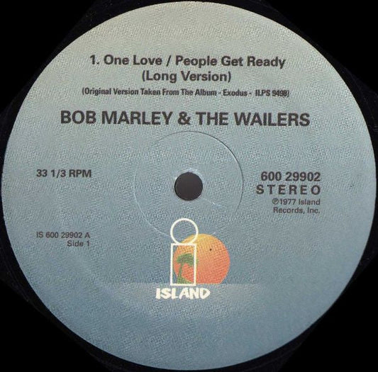 Bob Marley & The Wailers - One Love / People Get Ready (Vinyl, 12", 33 ⅓ RPM) Mint (M) / Mint (M)