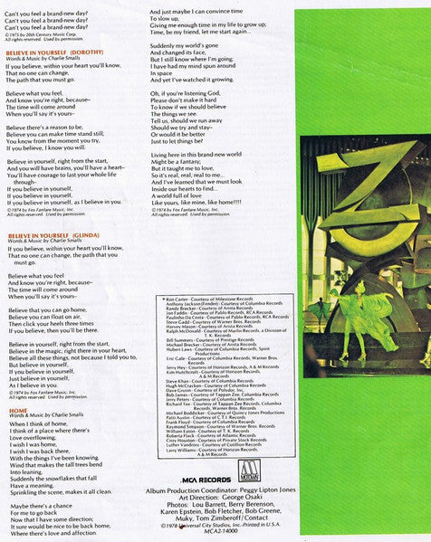Various - The Wiz (Original Motion Picture Soundtrack) (2xVinyl, LP, Album) Good Plus (G+) / Very Good (VG)