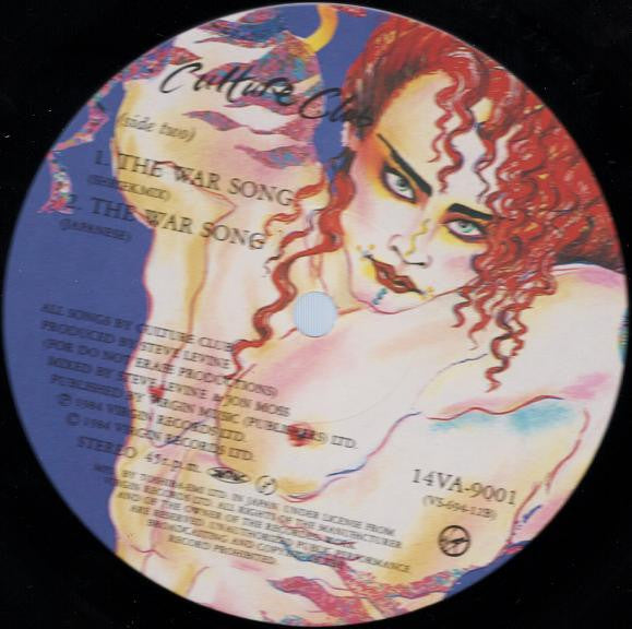 Culture Club - The War Song = 戦争のうた (Vinyl, 12", 45 RPM, Single) Very Good Plus (VG+) / Very Good Plus (VG+)