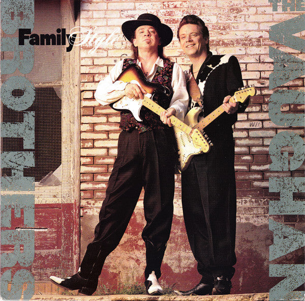The Vaughan Brothers - Family Style (Vinyl, LP, Album, Reissue) Very Good Plus (VG+) / Very Good Plus (VG+)