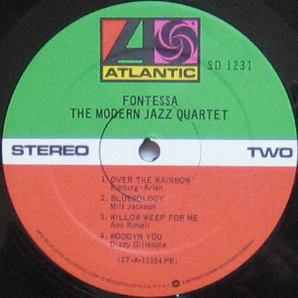 The Modern Jazz Quartet - Fontessa (Vinyl, LP, Album, Repress, Stereo) Good Plus (G+) / Very Good (VG)