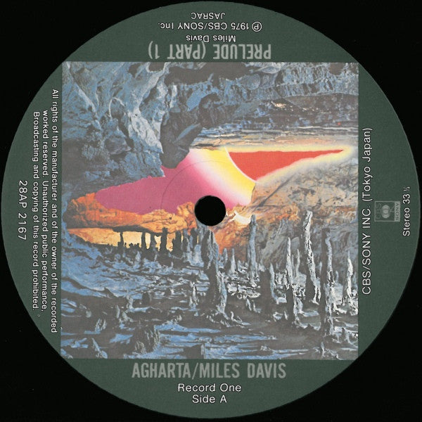 Miles Davis - Agharta (Vinyl, LP, Album, Reissue)