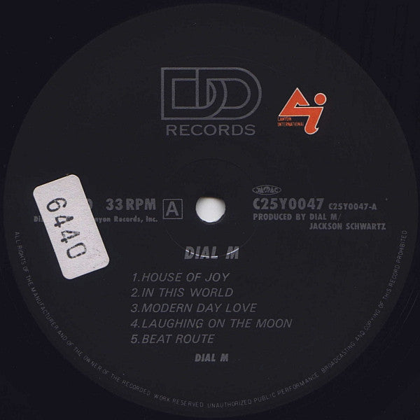 Dial M - Dial-M (Vinyl, LP, Album) Near Mint (NM or M-) / Near Mint (NM or M-)