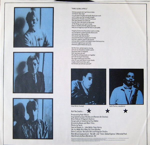 The Jam - The Gift (Vinyl, LP, Album, Stereo) Very Good (VG) / Good Plus (G+)