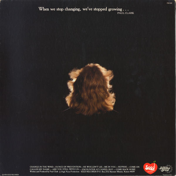 Paul Clark (5) - Change In The Wind (Vinyl, LP, Album) Very Good Plus (VG+) / Very Good (VG)