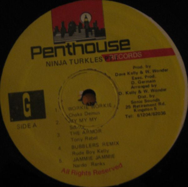 Various - Ninja Turtle (Vinyl, LP, Compilation) Good Plus (G+) / Good Plus (G+)