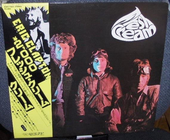 Cream (2) - Fresh Cream (Vinyl, LP, Album, Reissue, Stereo) Very Good Plus (VG+) / Very Good Plus (VG+)