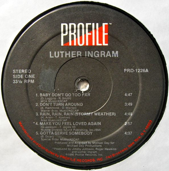 Luther Ingram - Luther Ingram (Vinyl, LP, Album) Very Good Plus (VG+) / Very Good (VG)