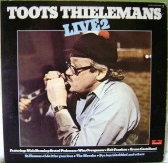 Toots Thielemans - Live 2 (Vinyl, LP, Album) Very Good Plus (VG+) / Very Good (VG)