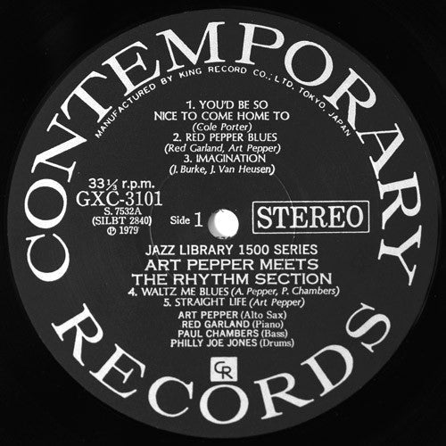 Art Pepper - Art Pepper Meets The Rhythm Section (Vinyl, LP, Album,...