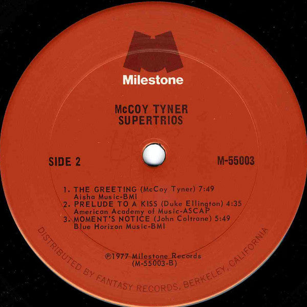 McCoy Tyner - Supertrios (2xVinyl, LP, Album, Stereo) Very Good Plus (VG+) / Very Good Plus (VG+)