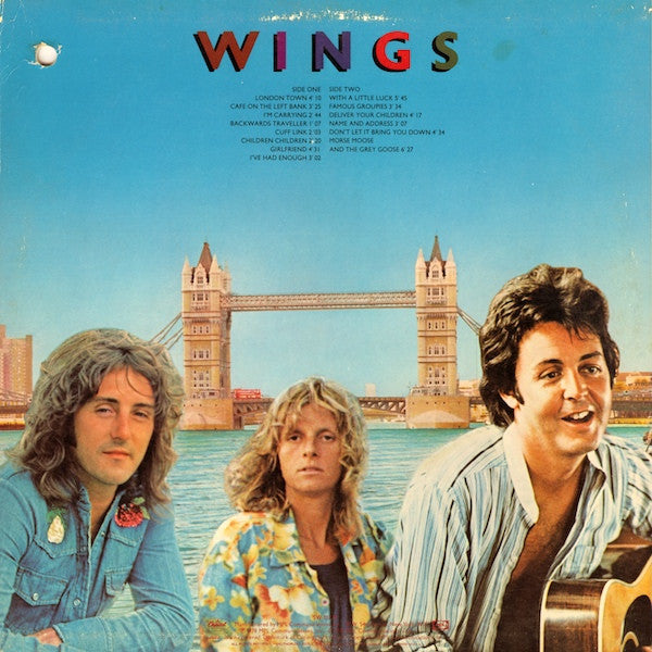 Wings (2) - London Town (Vinyl, LP, Album, Stereo) Good Plus (G+) / Good Plus (G+)