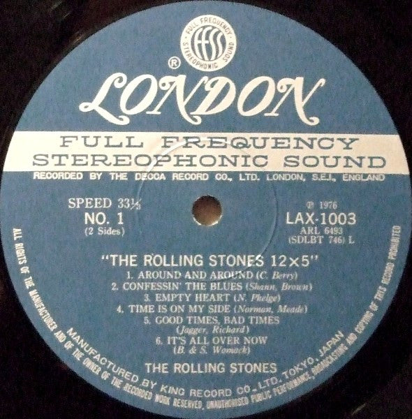 The Rolling Stones - 12 X 5 (Vinyl, LP, Album, Reissue, Stereo)