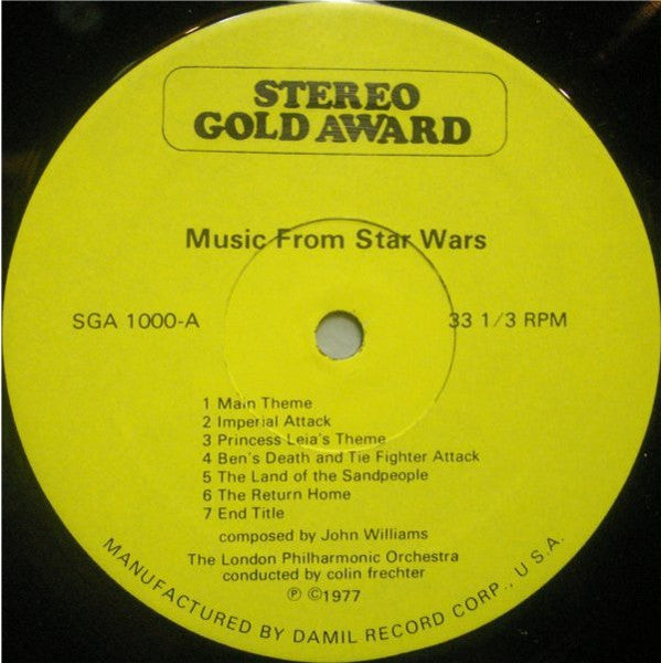 John Williams (4) - Star Wars / A Stereo Space Odyssey (Vinyl, LP, Album, Stereo) Good Plus (G+) / Good Plus (G+)