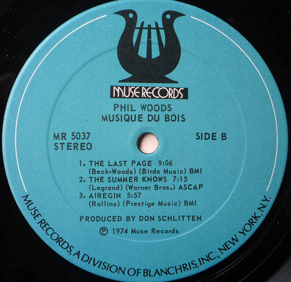 Phil Woods - Musique Du Bois (Vinyl, LP, Album, Stereo)