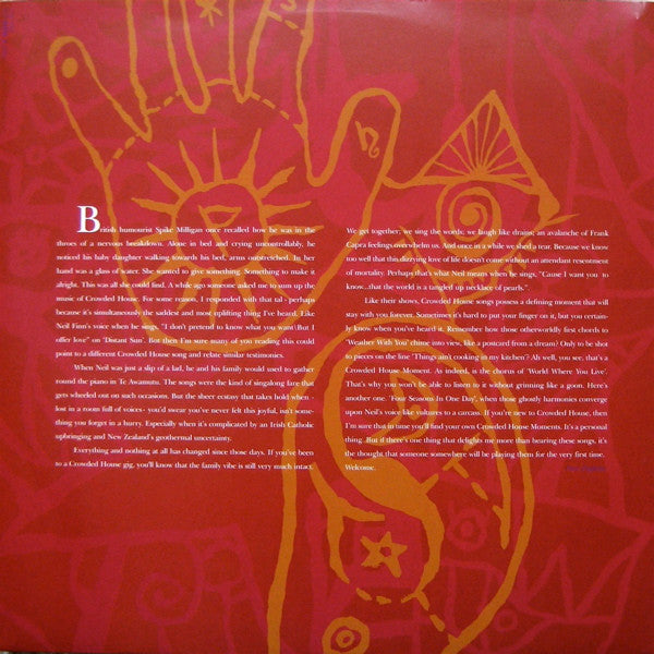 Crowded House - Recurring Dream: The Very Best Of Crowded House (2xVinyl, LP, Compilation) Very Good (VG) / Very Good Plus (VG+)