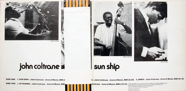 John Coltrane - Sun Ship (Vinyl, LP, Album, Reissue, Stereo) Very Good Plus (VG+) / Very Good Plus (VG+)